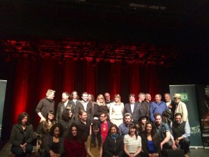 Certains des artistes présents à la conférence de presse qui feront partie de la 37ème édition du Festival International de Jazz de Montréal.